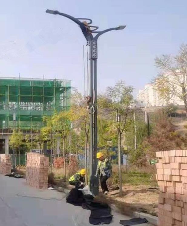 陕北项目安装 -市电路灯