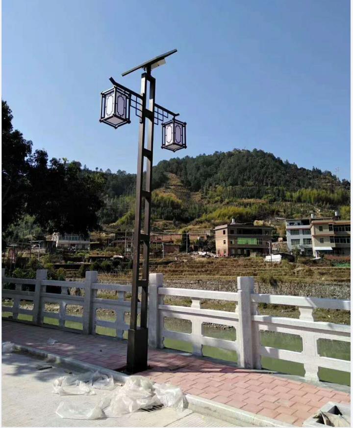 陕西镇安太阳能景观灯项目